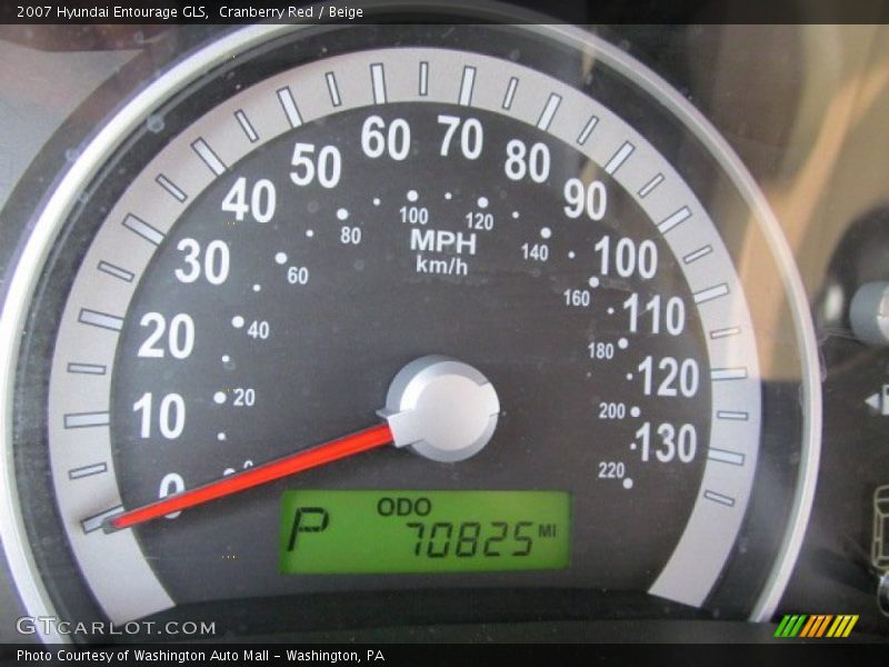 Cranberry Red / Beige 2007 Hyundai Entourage GLS