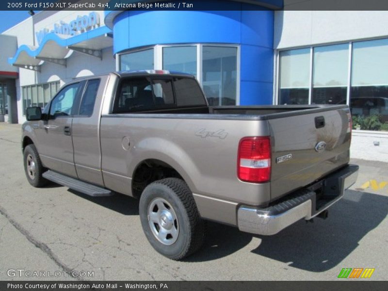 Arizona Beige Metallic / Tan 2005 Ford F150 XLT SuperCab 4x4