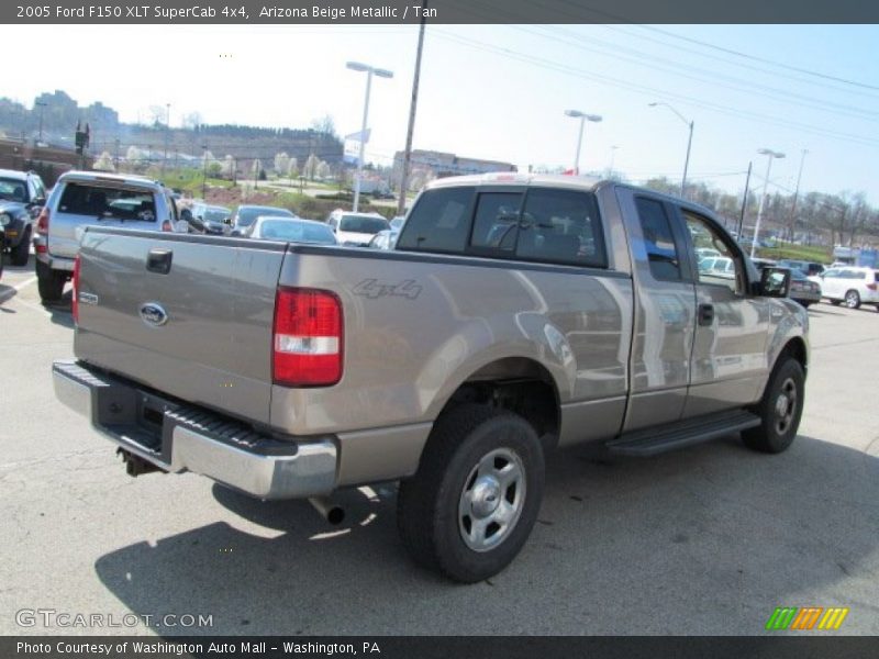 Arizona Beige Metallic / Tan 2005 Ford F150 XLT SuperCab 4x4
