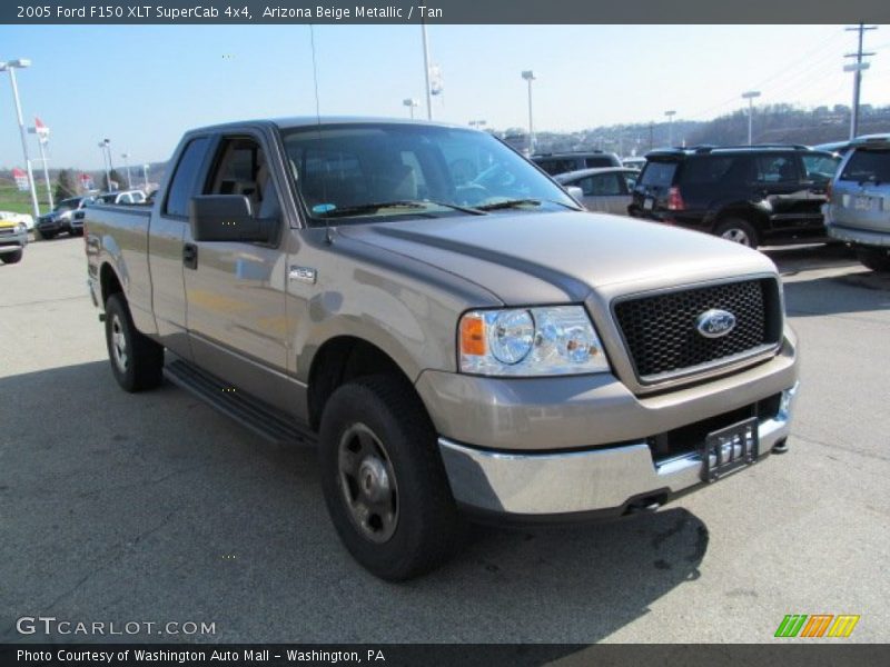 Arizona Beige Metallic / Tan 2005 Ford F150 XLT SuperCab 4x4