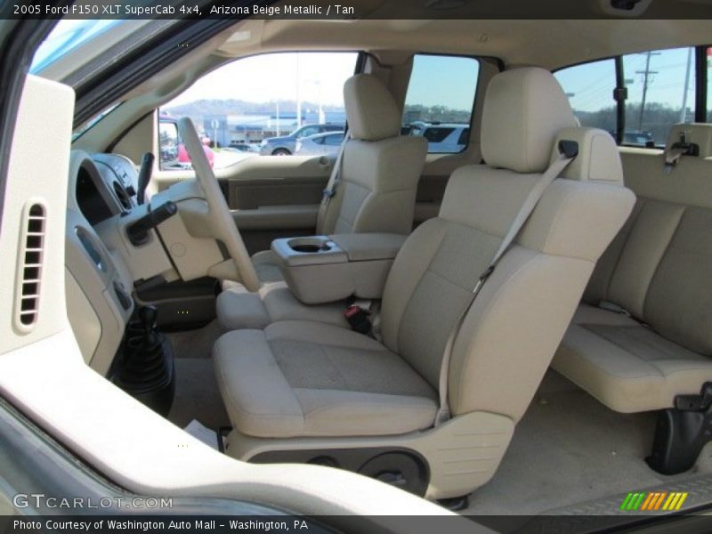 Arizona Beige Metallic / Tan 2005 Ford F150 XLT SuperCab 4x4