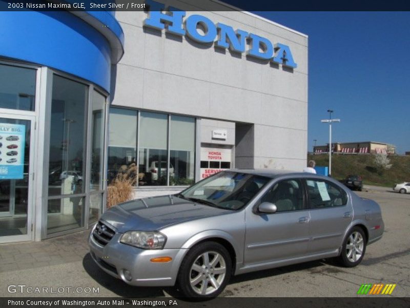 Sheer Silver / Frost 2003 Nissan Maxima GLE
