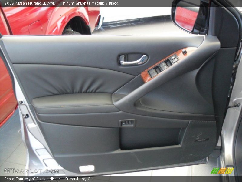 Platinum Graphite Metallic / Black 2009 Nissan Murano LE AWD