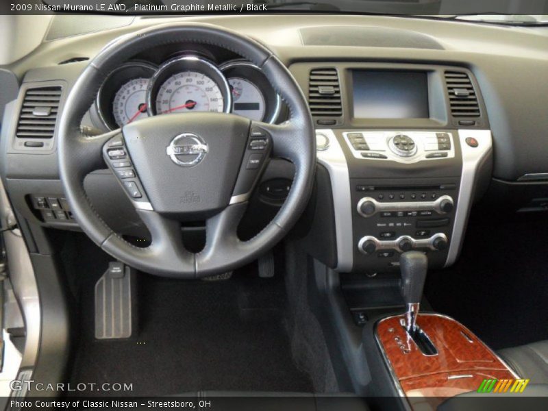 Platinum Graphite Metallic / Black 2009 Nissan Murano LE AWD