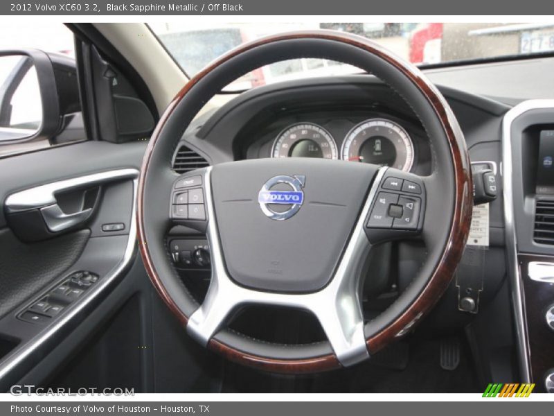 Black Sapphire Metallic / Off Black 2012 Volvo XC60 3.2