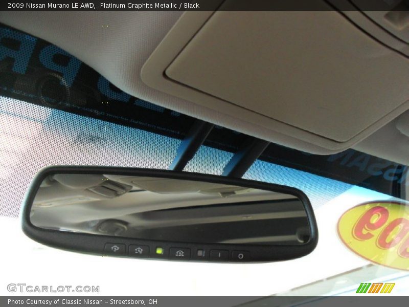Platinum Graphite Metallic / Black 2009 Nissan Murano LE AWD