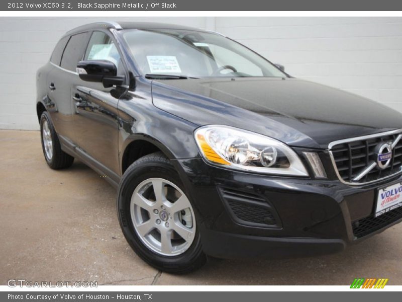 Black Sapphire Metallic / Off Black 2012 Volvo XC60 3.2