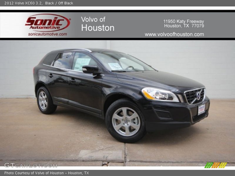 Black / Off Black 2012 Volvo XC60 3.2