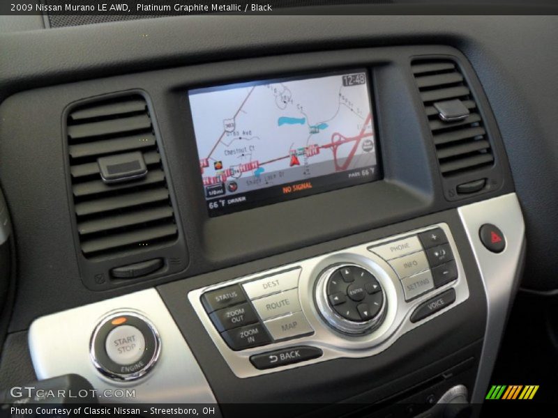 Platinum Graphite Metallic / Black 2009 Nissan Murano LE AWD