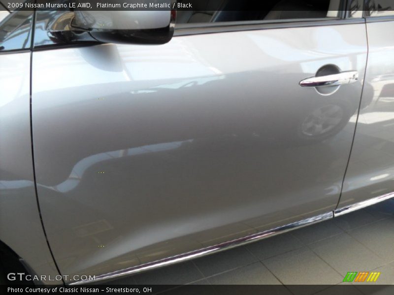 Platinum Graphite Metallic / Black 2009 Nissan Murano LE AWD