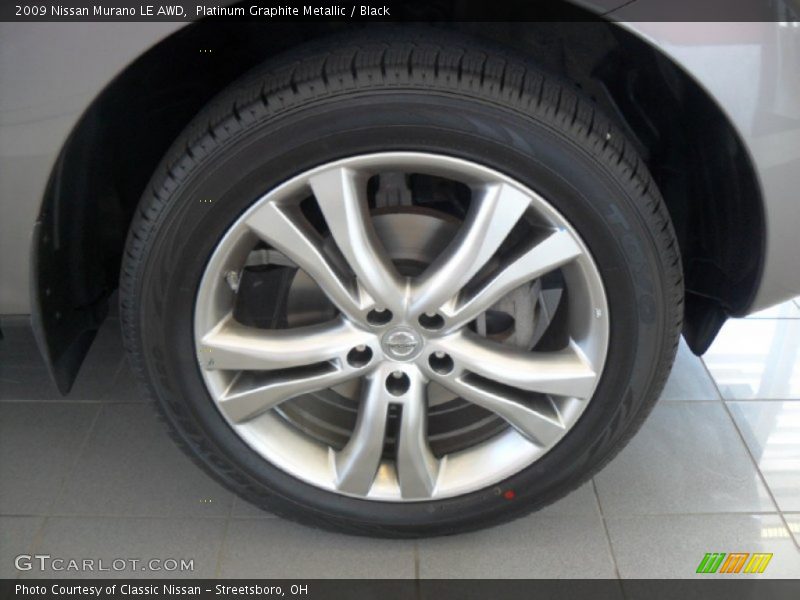 Platinum Graphite Metallic / Black 2009 Nissan Murano LE AWD