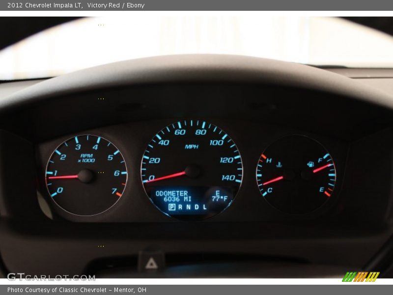 Victory Red / Ebony 2012 Chevrolet Impala LT