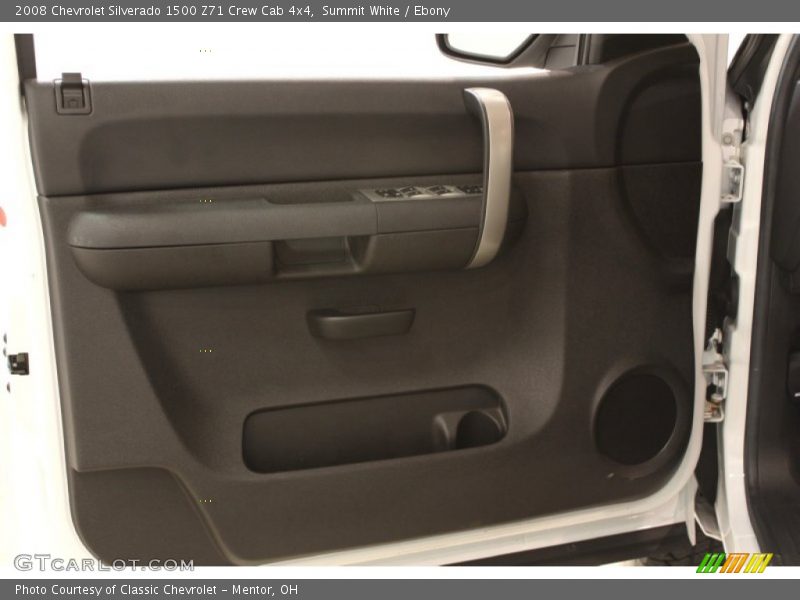 Summit White / Ebony 2008 Chevrolet Silverado 1500 Z71 Crew Cab 4x4