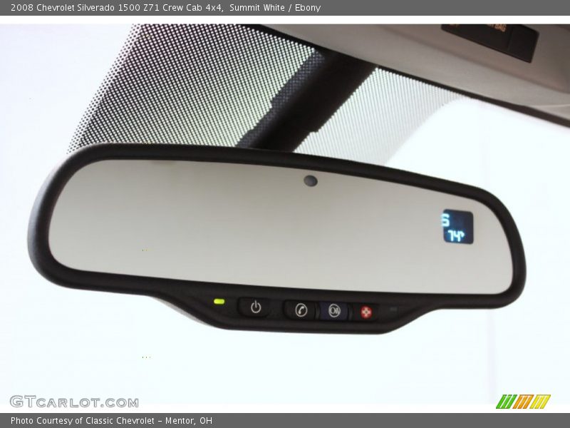 Summit White / Ebony 2008 Chevrolet Silverado 1500 Z71 Crew Cab 4x4