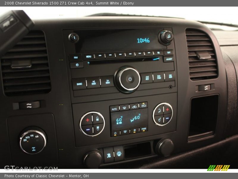 Summit White / Ebony 2008 Chevrolet Silverado 1500 Z71 Crew Cab 4x4