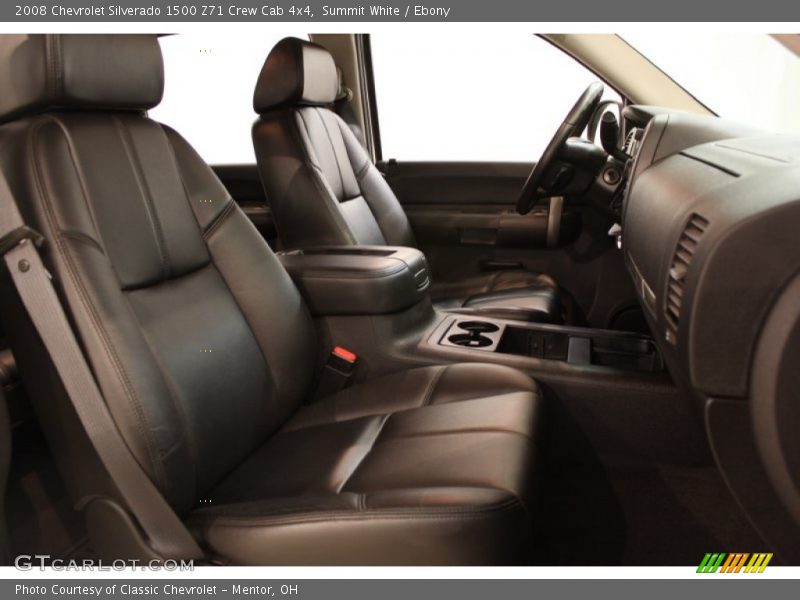 Summit White / Ebony 2008 Chevrolet Silverado 1500 Z71 Crew Cab 4x4