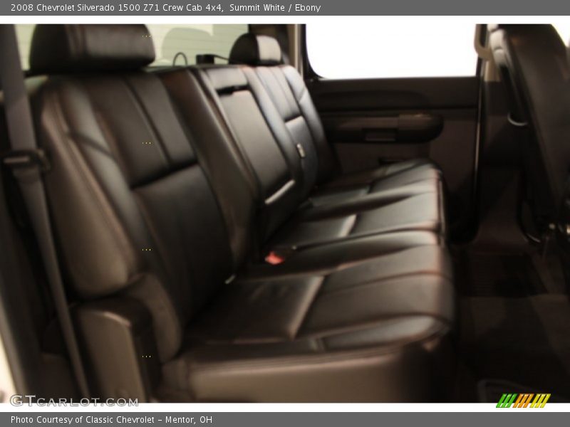 Summit White / Ebony 2008 Chevrolet Silverado 1500 Z71 Crew Cab 4x4