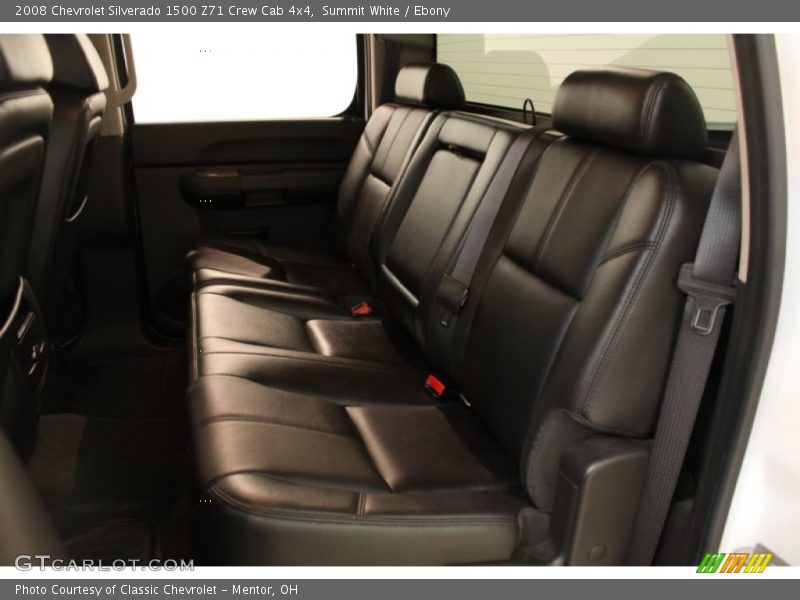 Summit White / Ebony 2008 Chevrolet Silverado 1500 Z71 Crew Cab 4x4