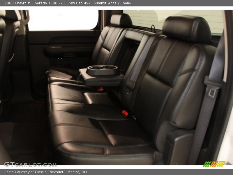Summit White / Ebony 2008 Chevrolet Silverado 1500 Z71 Crew Cab 4x4