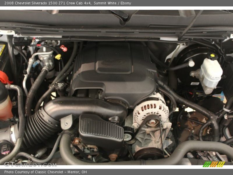 Summit White / Ebony 2008 Chevrolet Silverado 1500 Z71 Crew Cab 4x4