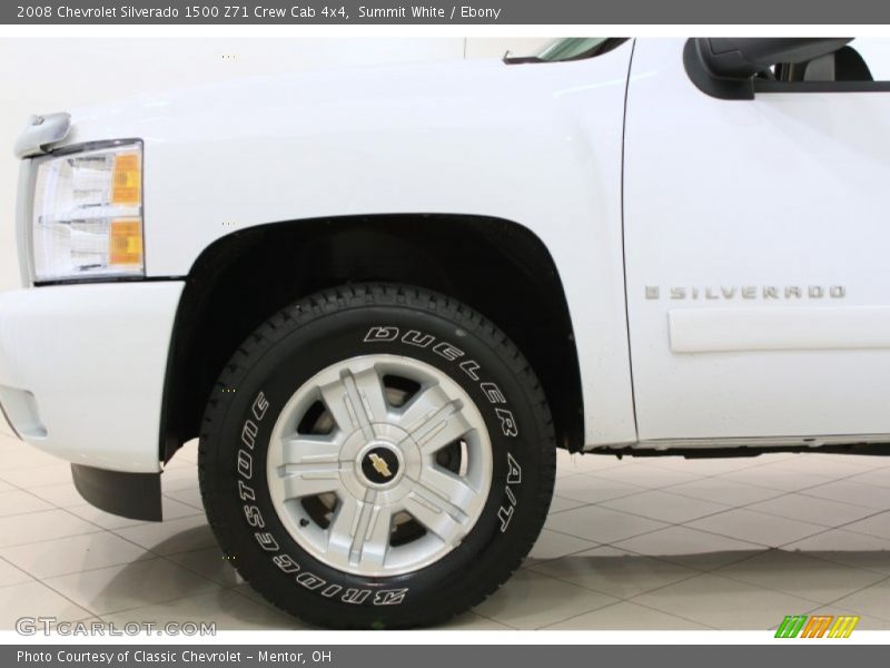 Summit White / Ebony 2008 Chevrolet Silverado 1500 Z71 Crew Cab 4x4