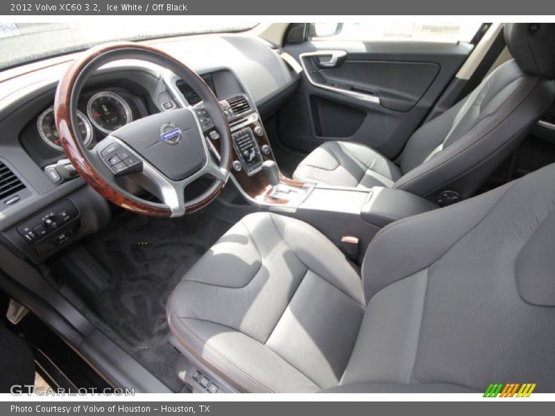 Ice White / Off Black 2012 Volvo XC60 3.2