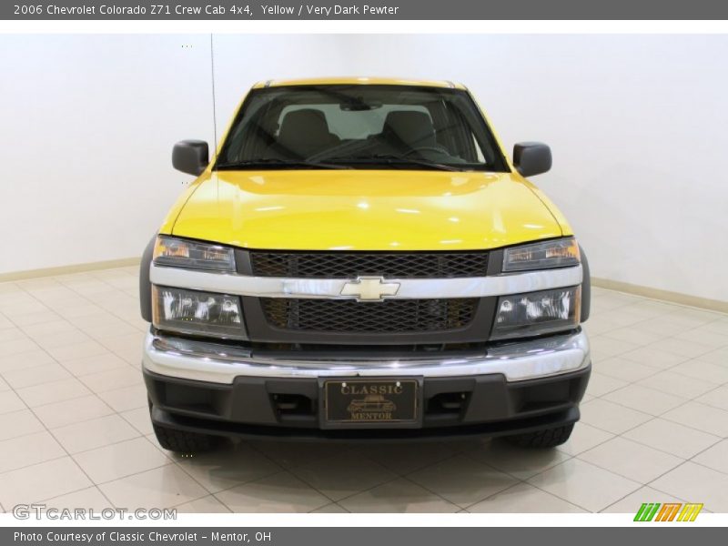 Yellow / Very Dark Pewter 2006 Chevrolet Colorado Z71 Crew Cab 4x4