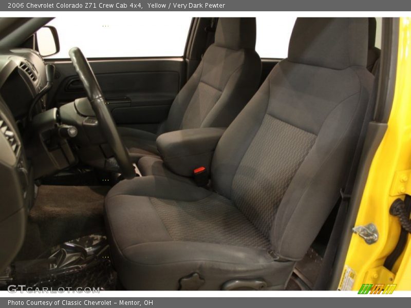 Yellow / Very Dark Pewter 2006 Chevrolet Colorado Z71 Crew Cab 4x4