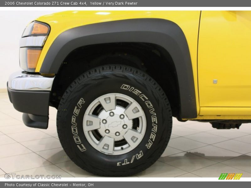 Yellow / Very Dark Pewter 2006 Chevrolet Colorado Z71 Crew Cab 4x4