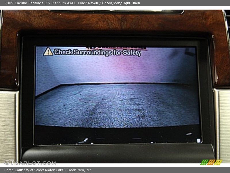 Black Raven / Cocoa/Very Light Linen 2009 Cadillac Escalade ESV Platinum AWD
