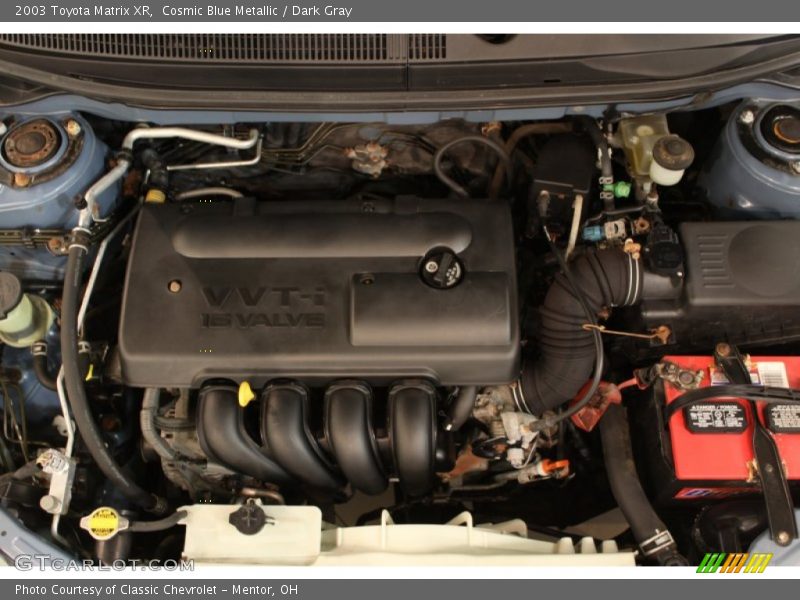  2003 Matrix XR Engine - 1.8 Liter DOHC 16-Valve VVT-i 4 Cylinder