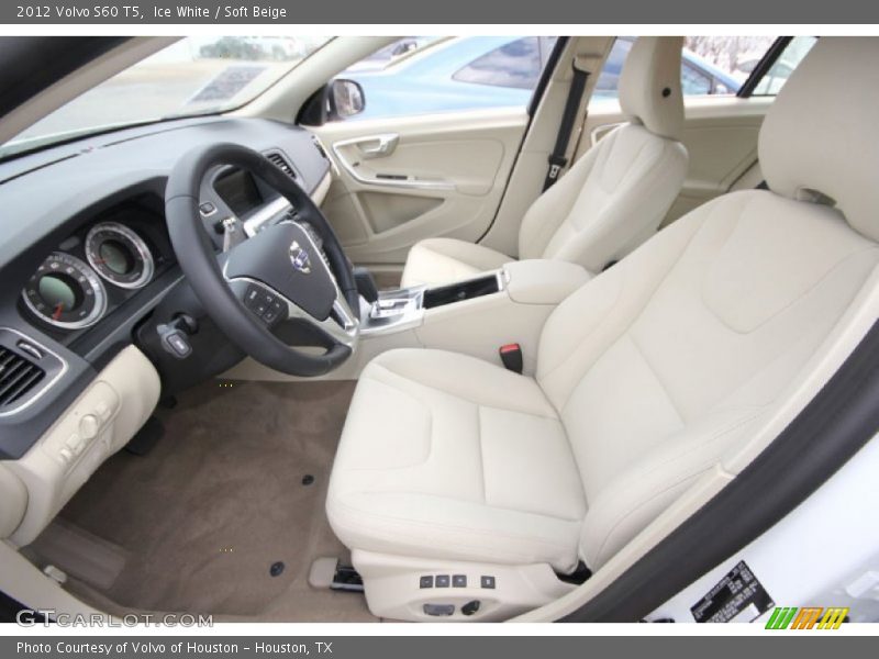 Ice White / Soft Beige 2012 Volvo S60 T5