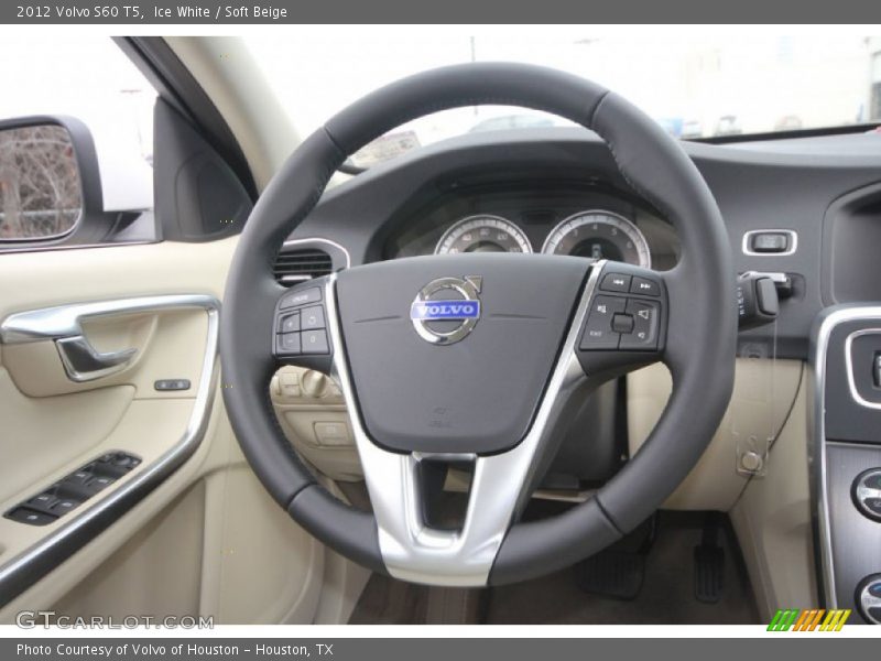 Ice White / Soft Beige 2012 Volvo S60 T5