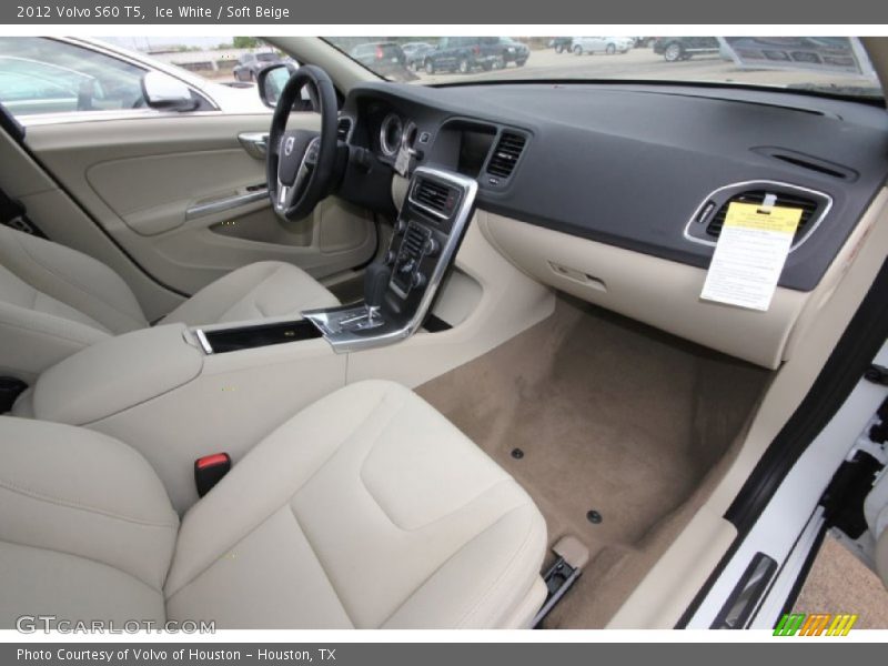Ice White / Soft Beige 2012 Volvo S60 T5