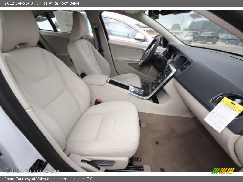 Ice White / Soft Beige 2012 Volvo S60 T5