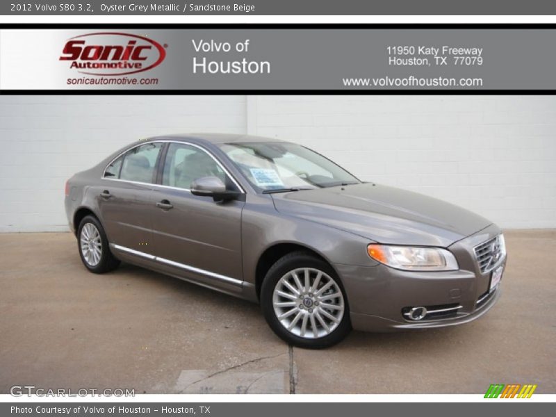 Oyster Grey Metallic / Sandstone Beige 2012 Volvo S80 3.2