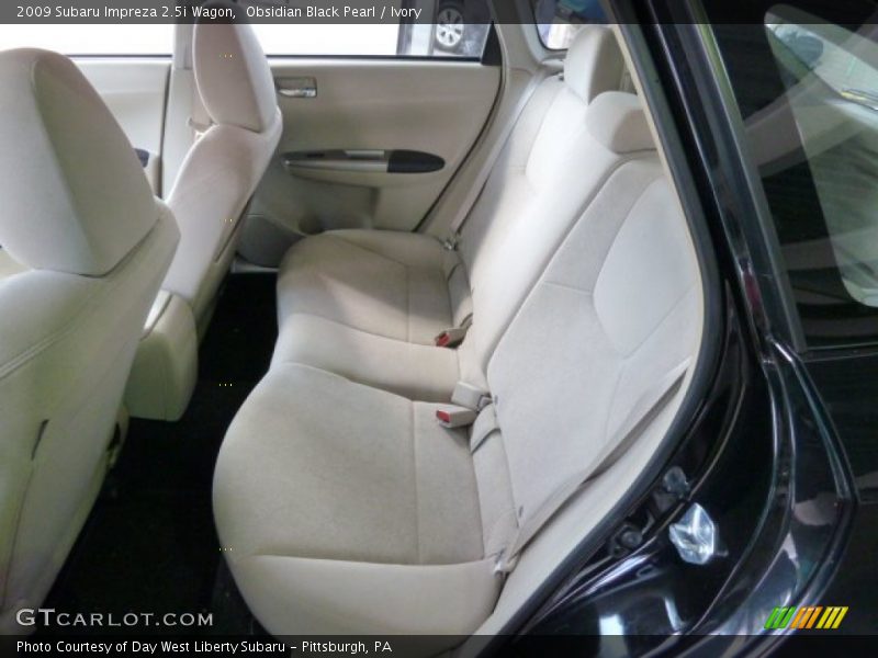 Obsidian Black Pearl / Ivory 2009 Subaru Impreza 2.5i Wagon