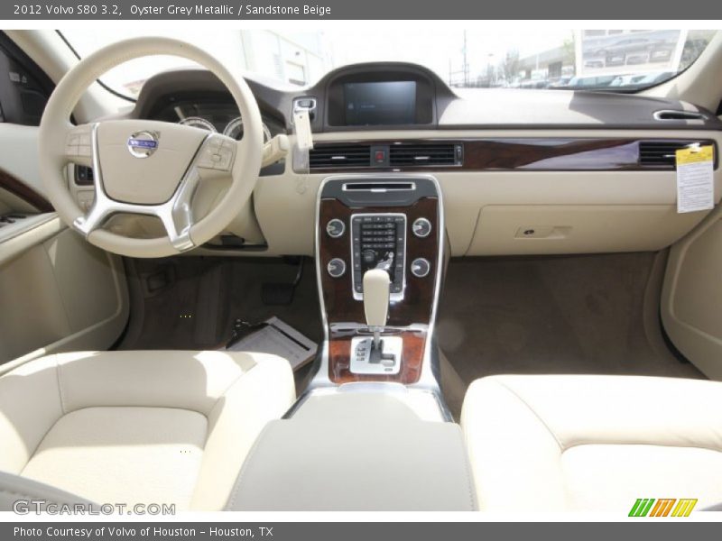 Oyster Grey Metallic / Sandstone Beige 2012 Volvo S80 3.2