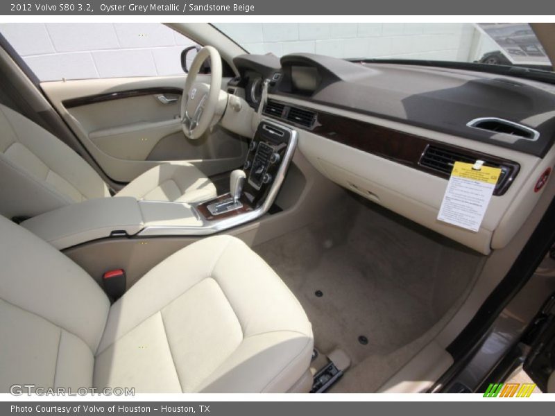 Oyster Grey Metallic / Sandstone Beige 2012 Volvo S80 3.2