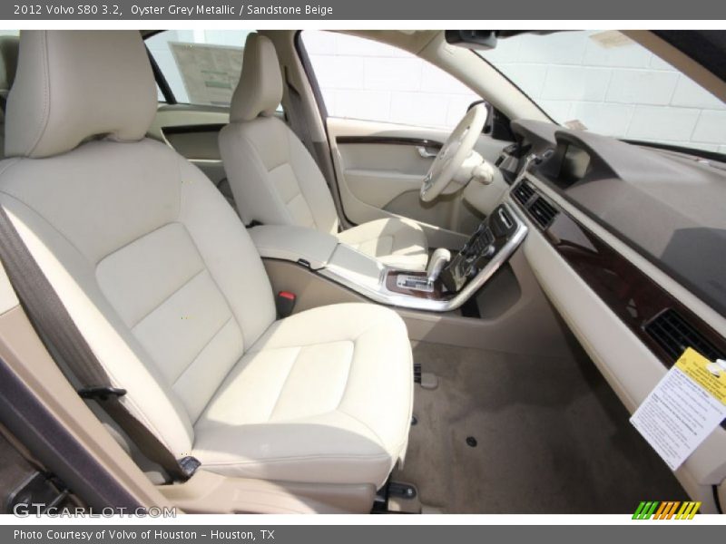 Oyster Grey Metallic / Sandstone Beige 2012 Volvo S80 3.2