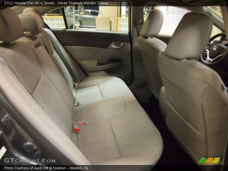 Urban Titanium Metallic / Gray 2012 Honda Civic EX-L Sedan