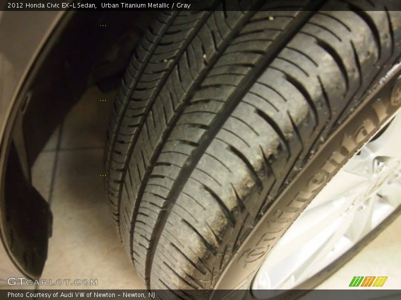 Urban Titanium Metallic / Gray 2012 Honda Civic EX-L Sedan