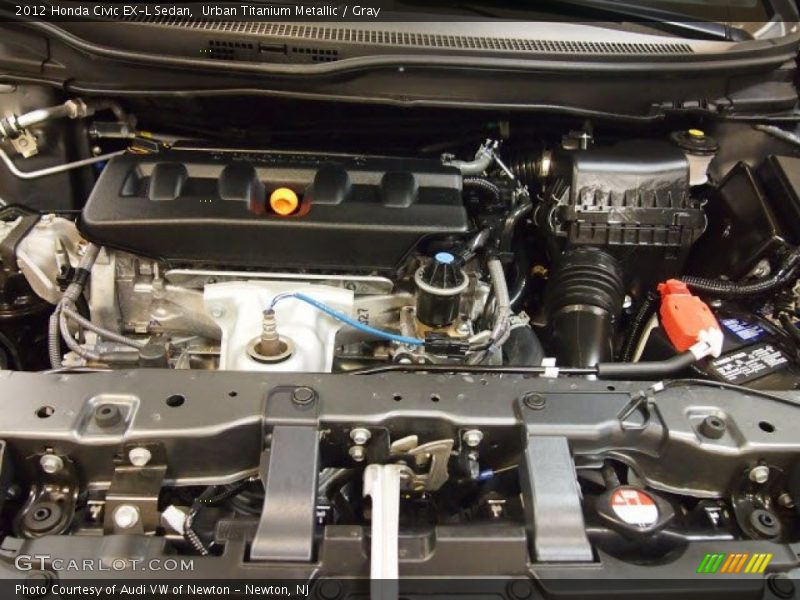 Urban Titanium Metallic / Gray 2012 Honda Civic EX-L Sedan