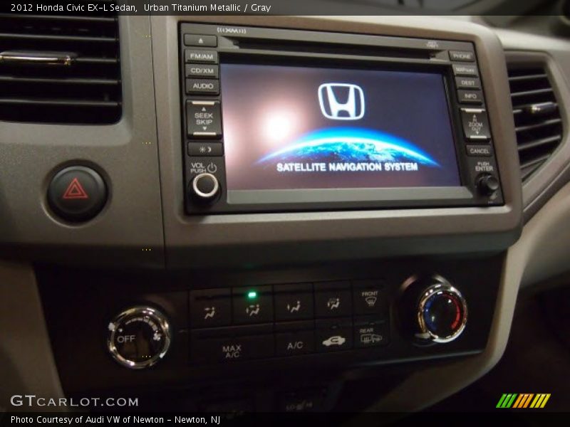 Urban Titanium Metallic / Gray 2012 Honda Civic EX-L Sedan