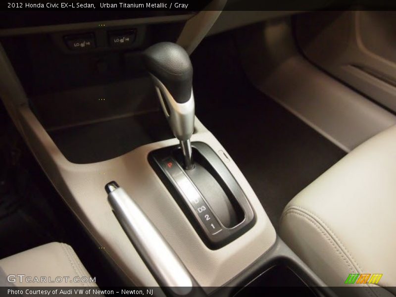 Urban Titanium Metallic / Gray 2012 Honda Civic EX-L Sedan