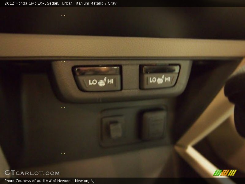 Urban Titanium Metallic / Gray 2012 Honda Civic EX-L Sedan