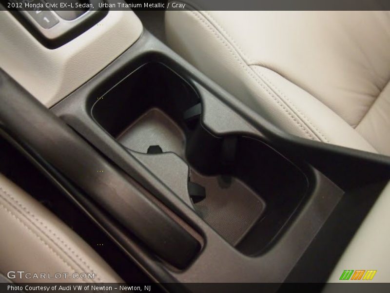 Urban Titanium Metallic / Gray 2012 Honda Civic EX-L Sedan