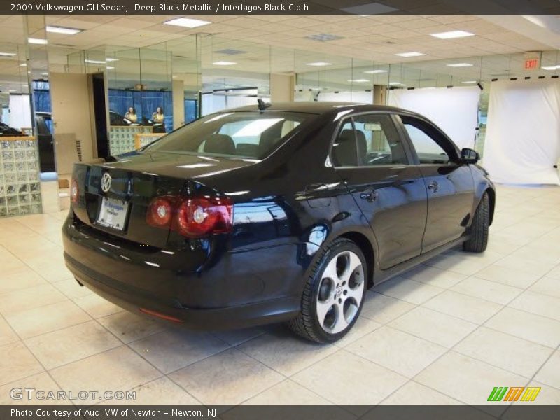 Deep Black Metallic / Interlagos Black Cloth 2009 Volkswagen GLI Sedan