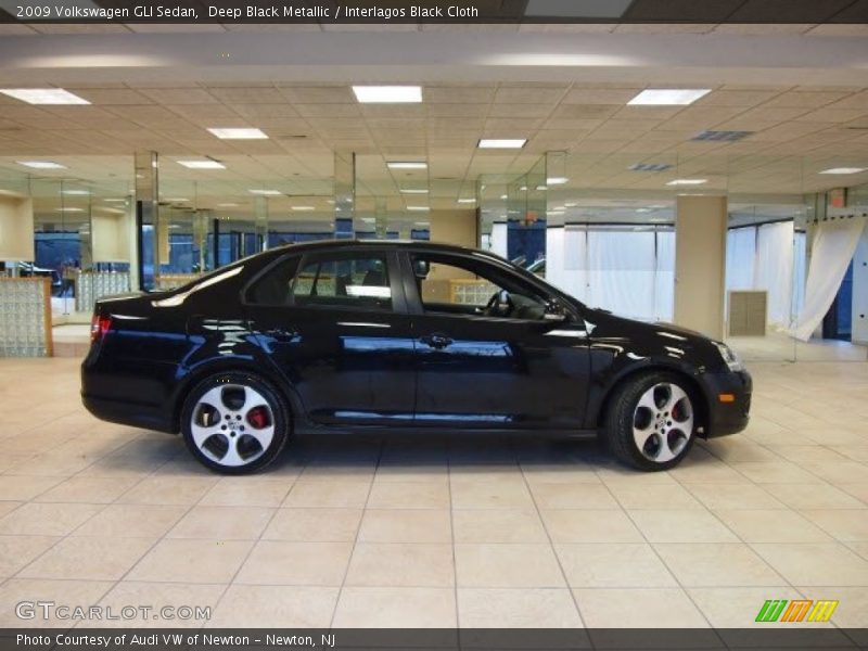 Deep Black Metallic / Interlagos Black Cloth 2009 Volkswagen GLI Sedan