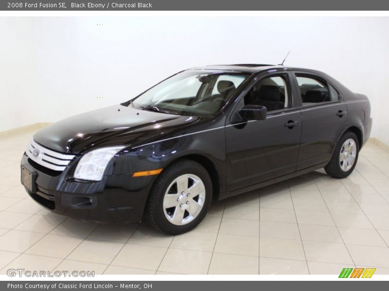Black Ebony / Charcoal Black 2008 Ford Fusion SE